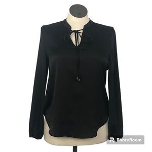 Joes New York Peasant Top Women’s Size S Color Black long bishop sleeve